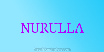 NURULLA