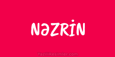 NƏZRİN