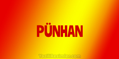 PÜNHAN