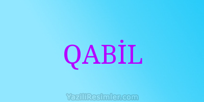 QABİL