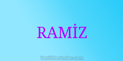 RAMİZ