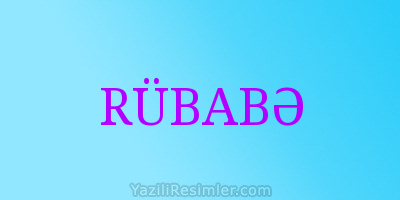 RÜBABƏ