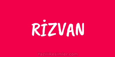 RİZVAN