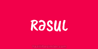 RƏSUL