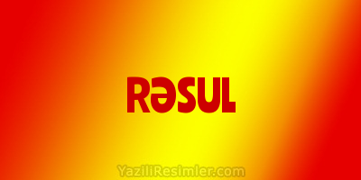 RƏSUL