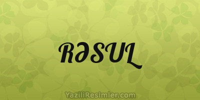 RƏSUL