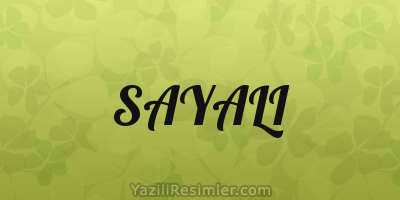 SAYALI