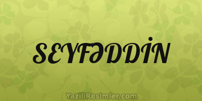 SEYFƏDDİN