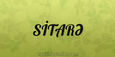 SİTARƏ