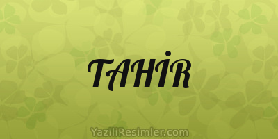 TAHİR