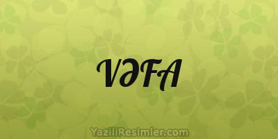 VƏFA