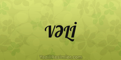 VƏLİ