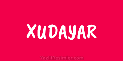 XUDAYAR