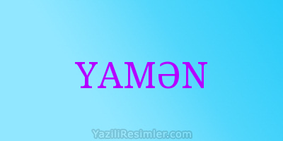 YAMƏN