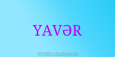 YAVƏR