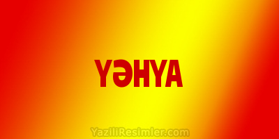 YƏHYA