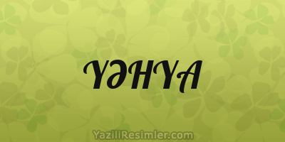 YƏHYA