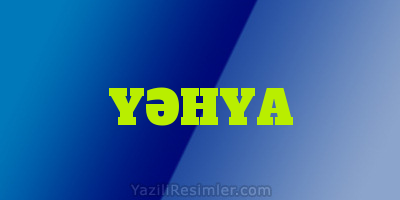 YƏHYA