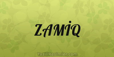 ZAMİQ