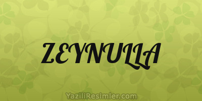 ZEYNULLA