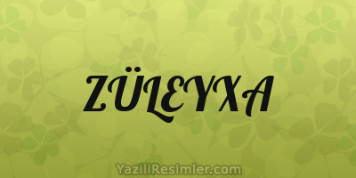 ZÜLEYXA