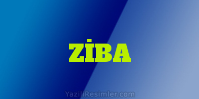 ZİBA