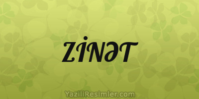 ZİNƏT