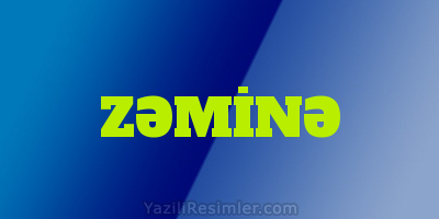 ZƏMİNƏ