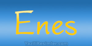 Enes İsmi