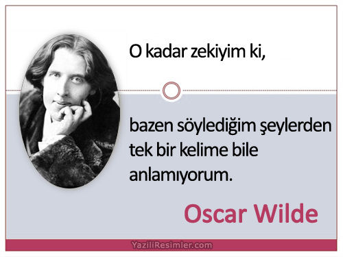 Oscar Wilde Sözleri