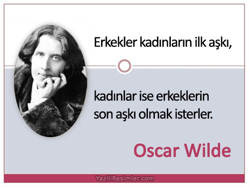 Oscar Wilde Sözü