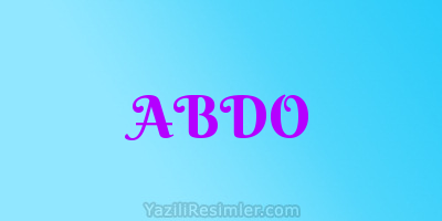 ABDO