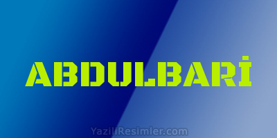 ABDULBARİ