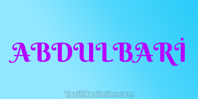 ABDULBARİ