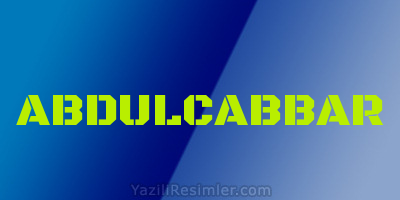 ABDULCABBAR