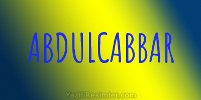 ABDULCABBAR