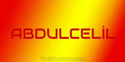 ABDULCELİL