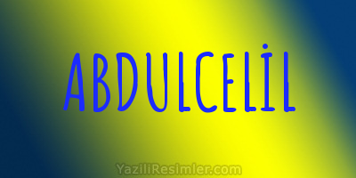 ABDULCELİL