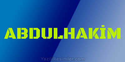 ABDULHAKİM