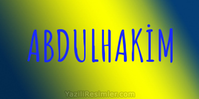 ABDULHAKİM