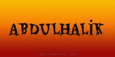 ABDULHALİK