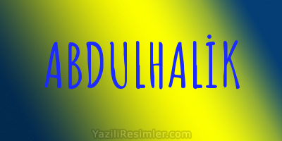 ABDULHALİK