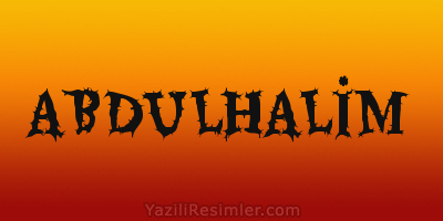 ABDULHALİM