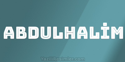 ABDULHALİM