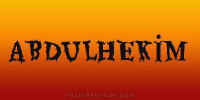 ABDULHEKİM