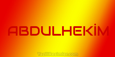 ABDULHEKİM