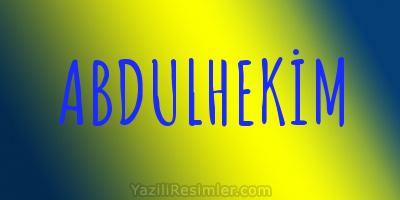 ABDULHEKİM