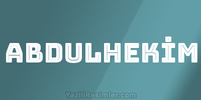 ABDULHEKİM