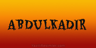 ABDULKADIR