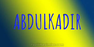 ABDULKADIR